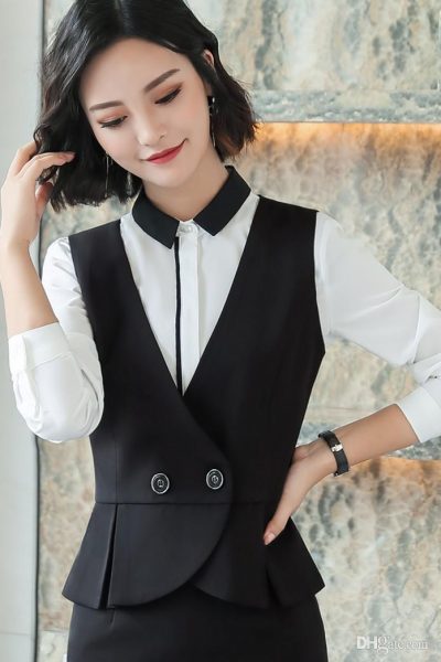 Đồng phục Công Sở-Áo Gile Nữ 33
