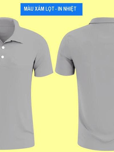 Áo thun polo trơn để in thêu logo nhiều màu giá rẻ