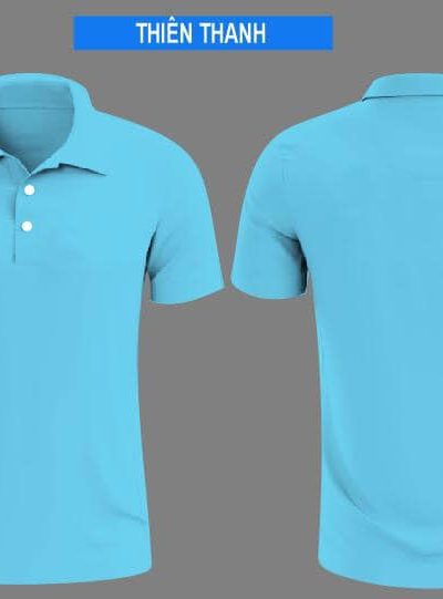 Áo thun polo trơn để in thêu logo nhiều màu giá rẻ